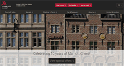 Desktop Screenshot of marriottghent.be