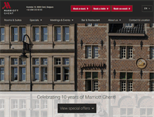 Tablet Screenshot of marriottghent.be